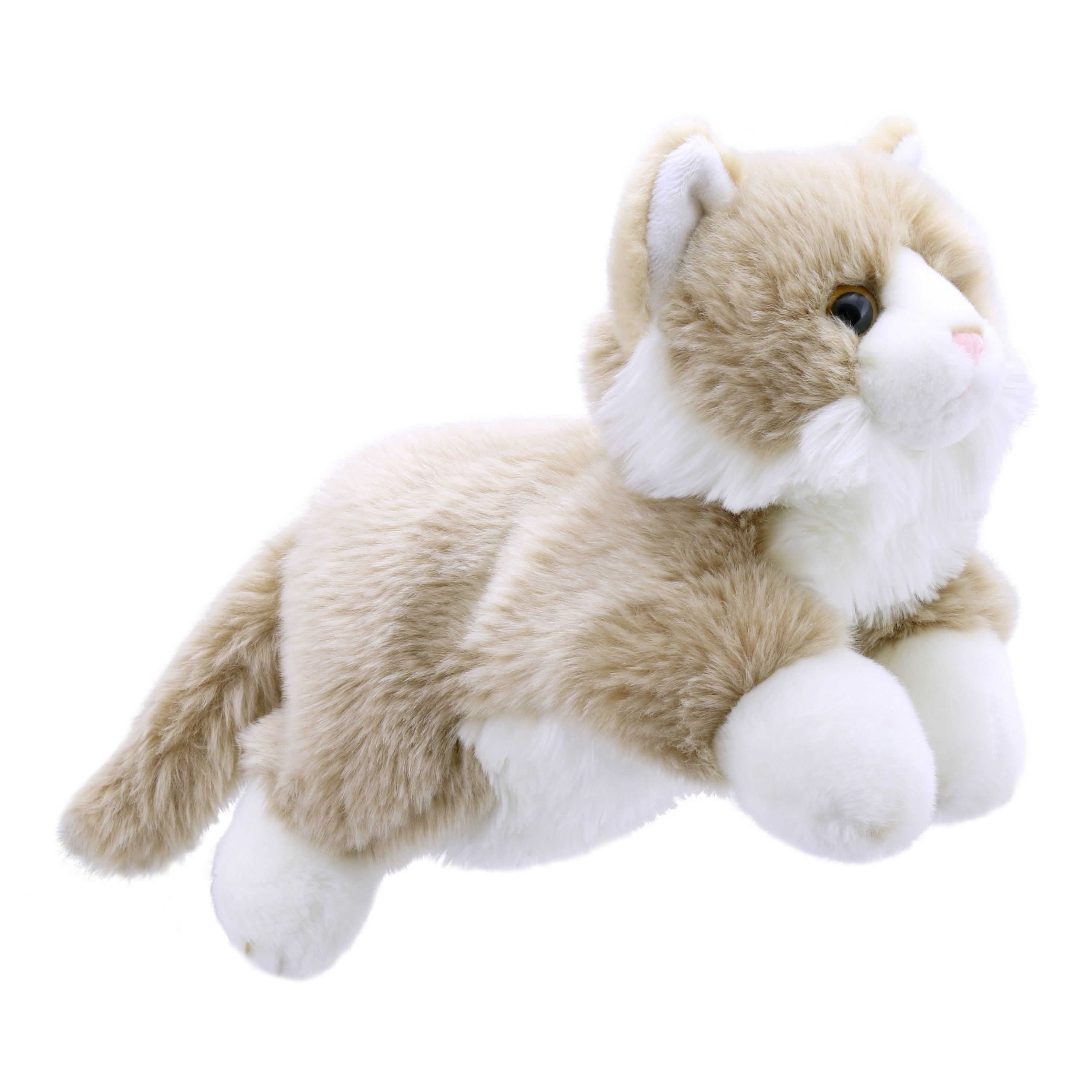 Títere Cuerpo Completo Gato (Beige y Blanco)