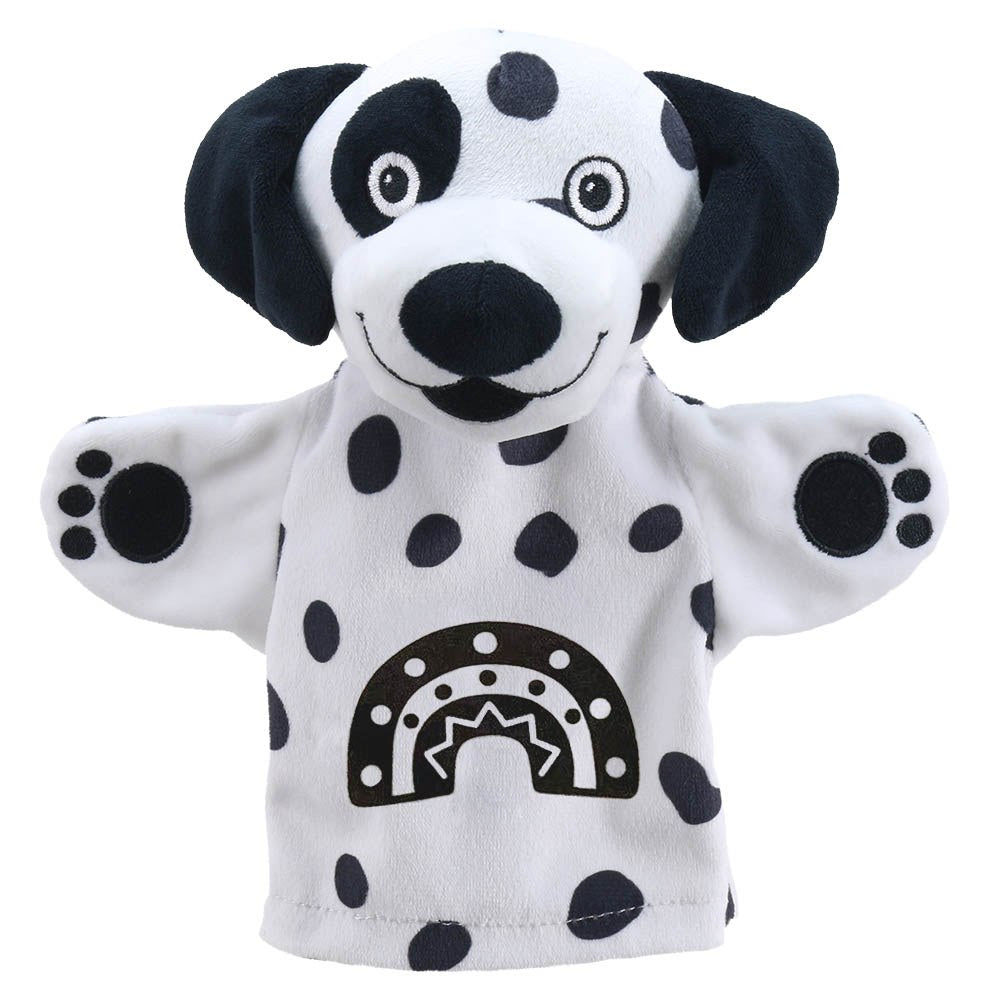 Títere Bebé Blanco y Negro - Perro