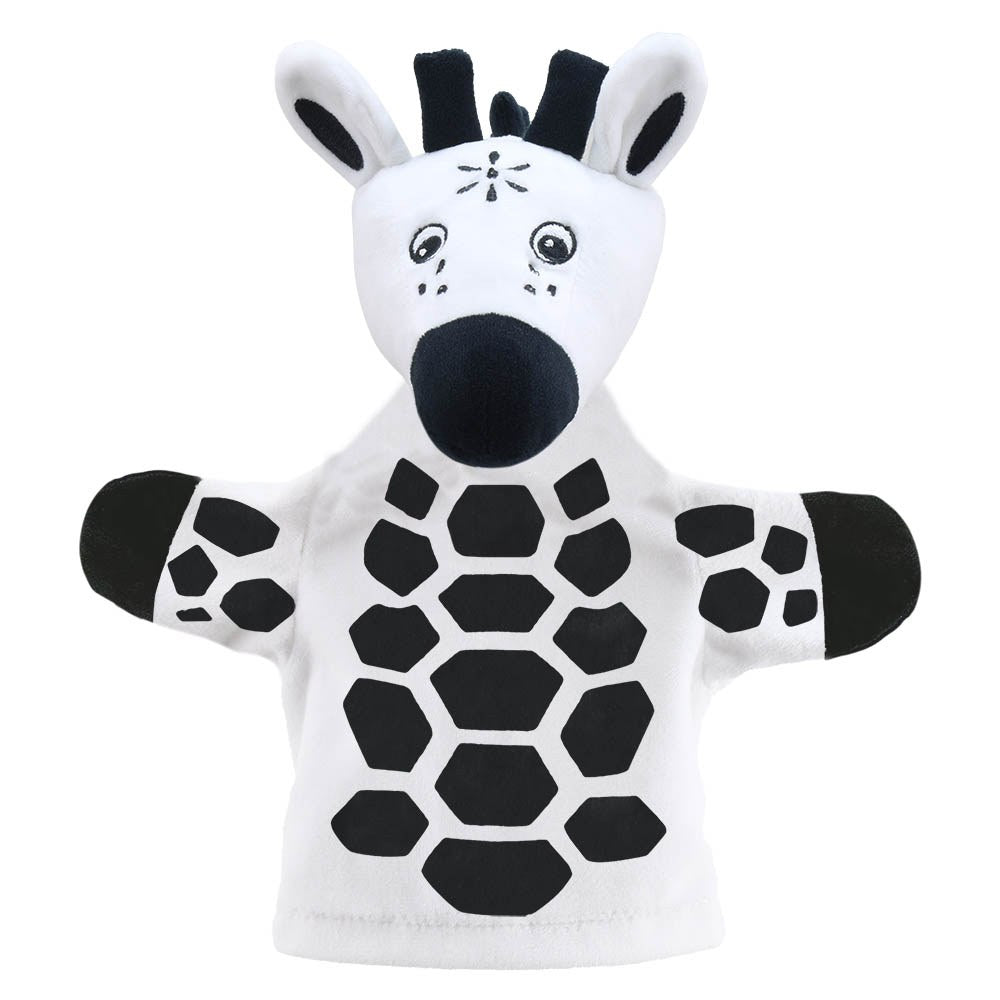 Títere Bebé Blanco y Negro - Jirafa