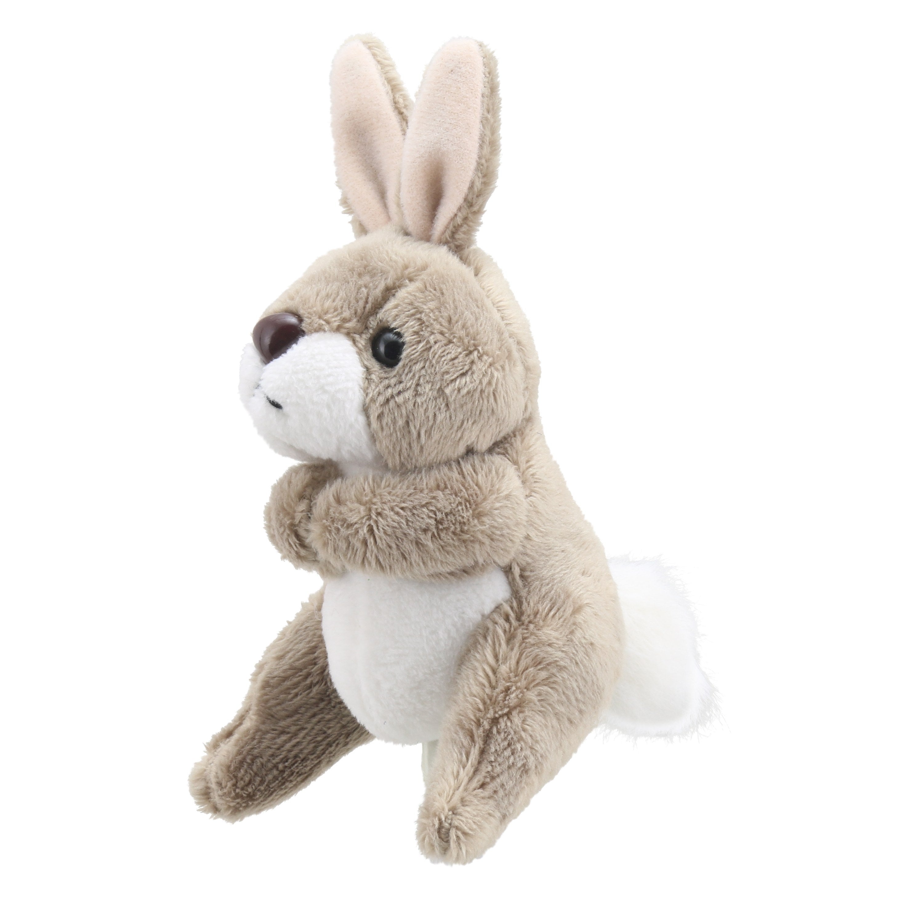 Títere Dedo Conejo (Gris)