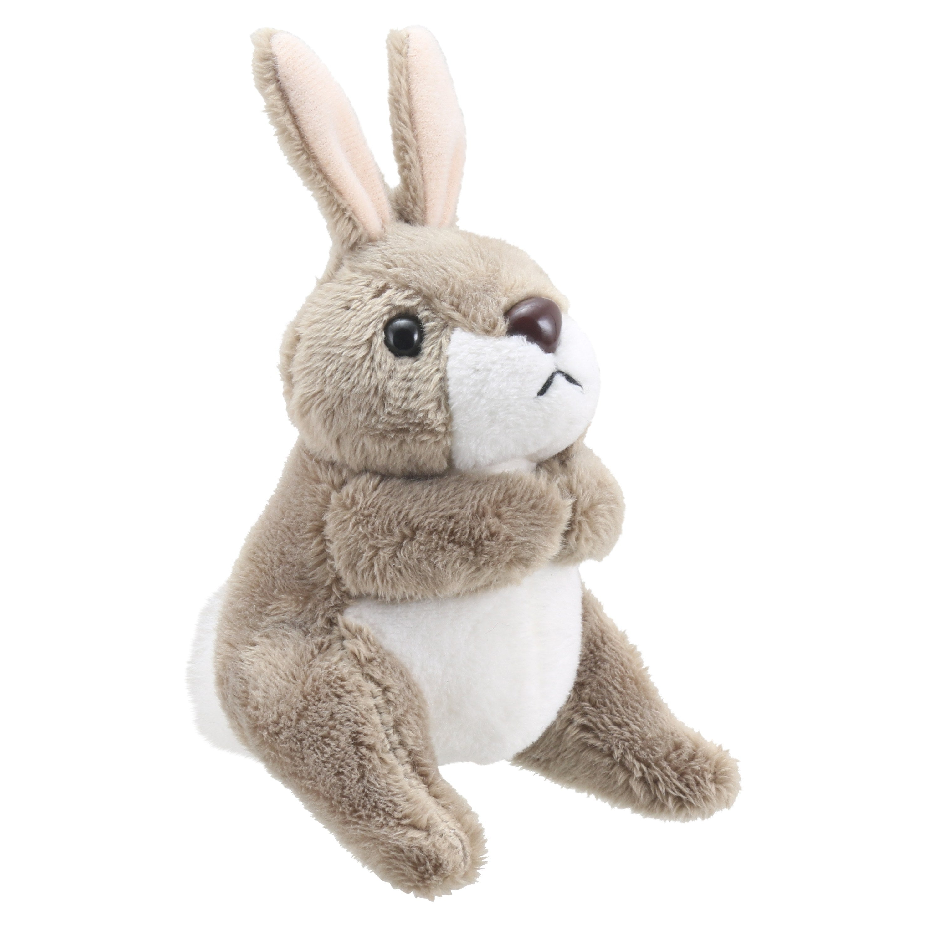 Títere Dedo Conejo (Gris)