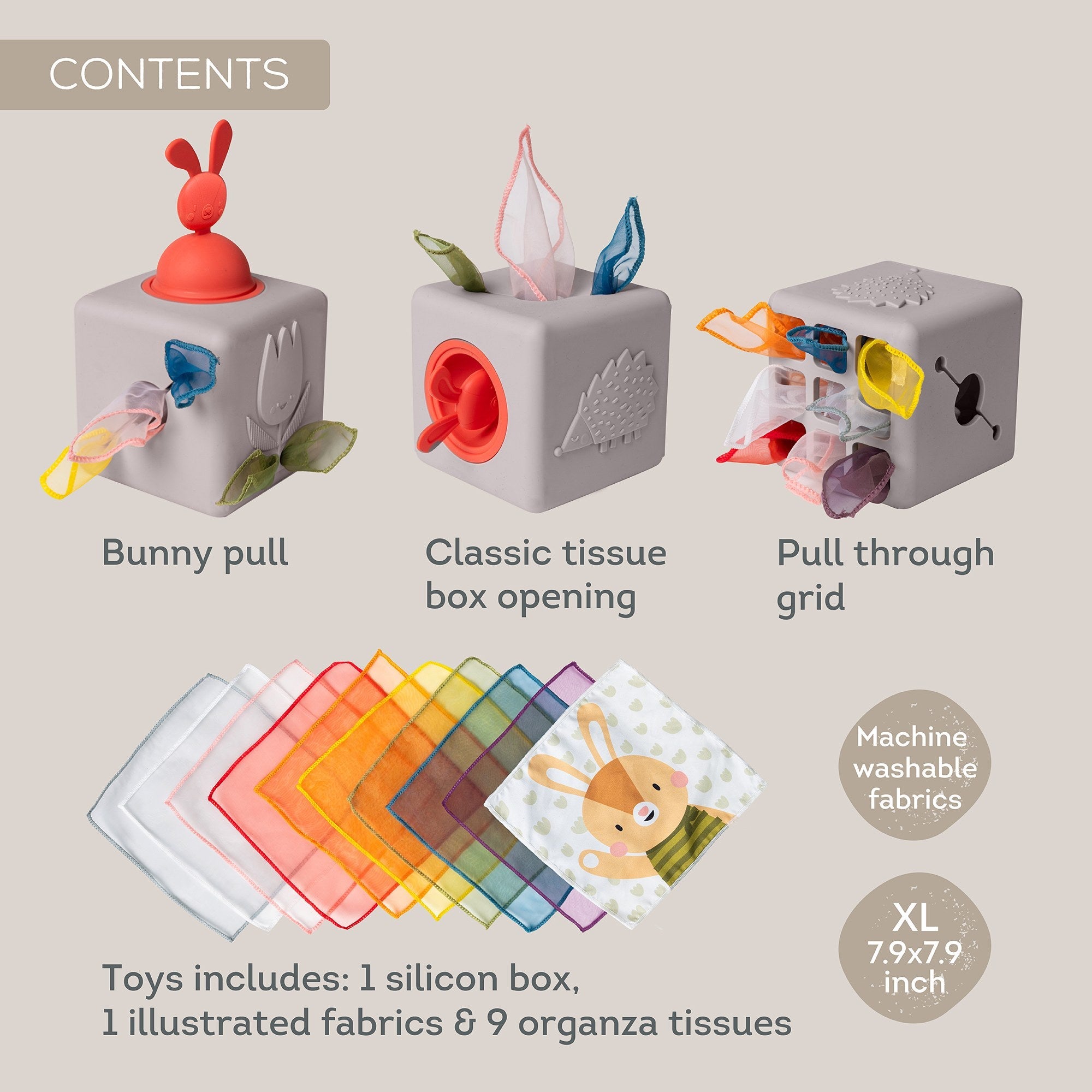 Caja de Pañuelos Taf Toys