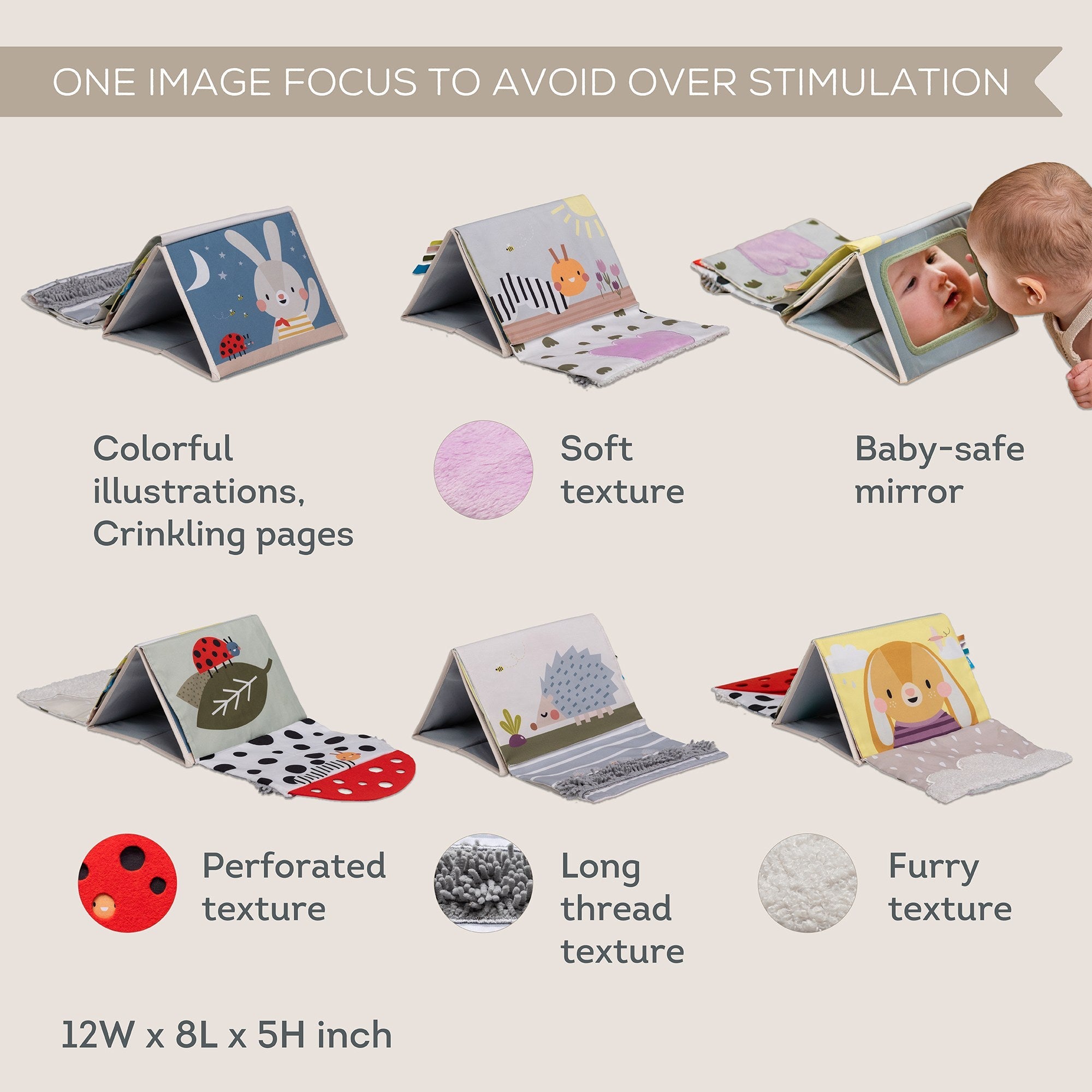 Libro Sensorial Tummy Time